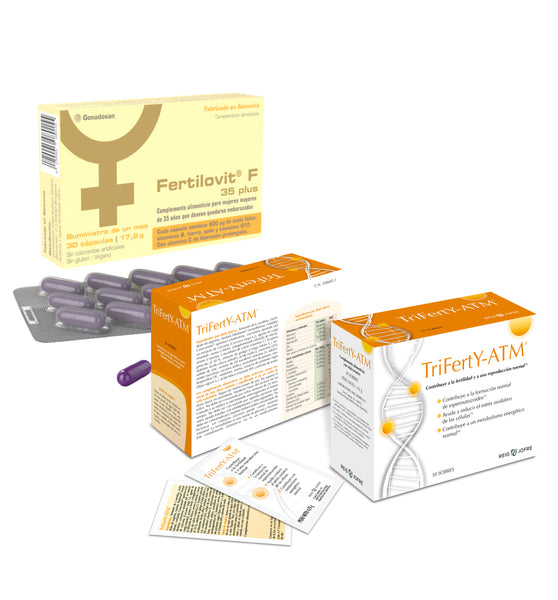 Pack Duo 1 mes Fertilovit® F 35plus + TriFertY-ATM®